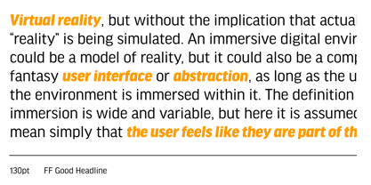 FF Good Headline Font Poster 3